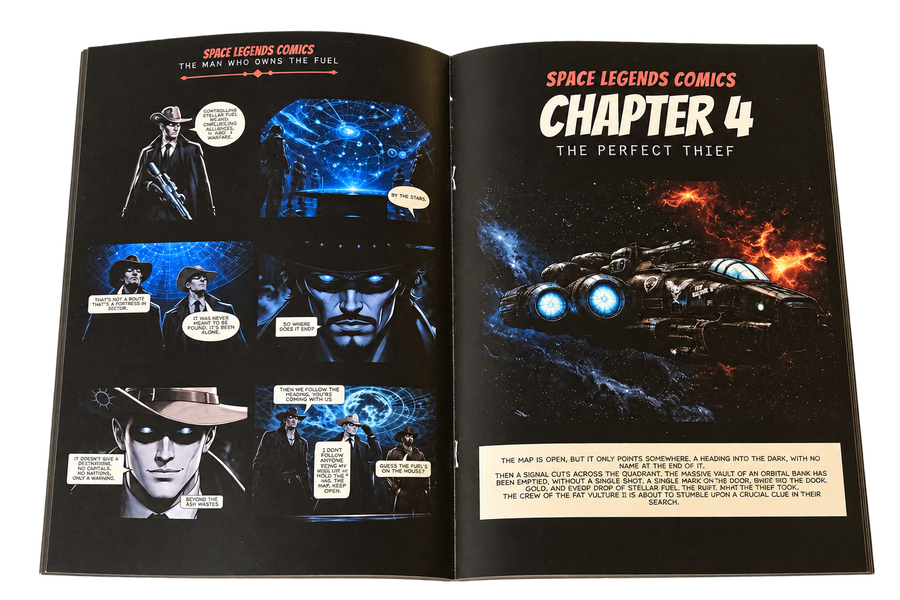 Space Legends Comic — Inside