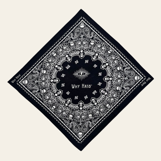 ''Paisley Skull'' Bandana