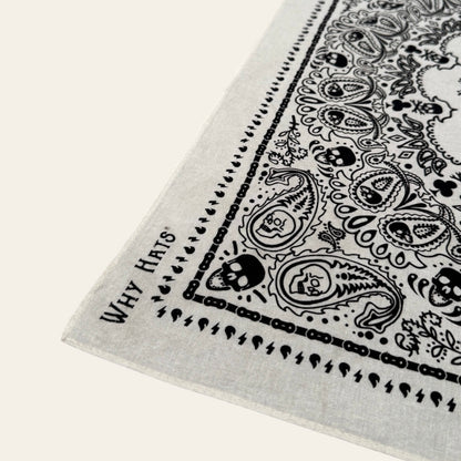 ''Paisley Skull'' Bandana