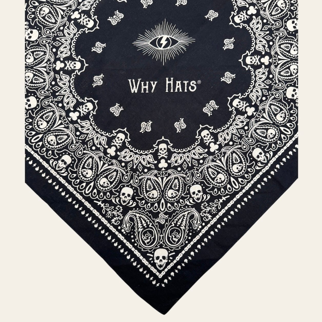 ''Paisley Skull'' Bandana